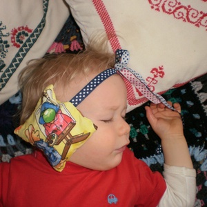 Fülre köthető sópárna, melegítőpárna -  - Meska.hu