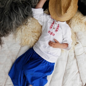 Suba, bunda - pásztor viselet/ betlehemes, regős, vadász kellék - fekete -  - Meska.hu