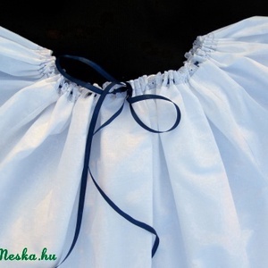 Népi buggyos ujjú női néptánc blúz, szalagos blúz -  - Meska.hu