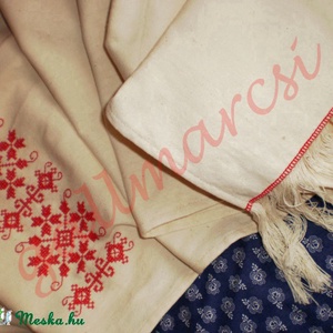 Keresztszemes hordozókendő, kézműves kendő, sling, baby carrier -  - Meska.hu