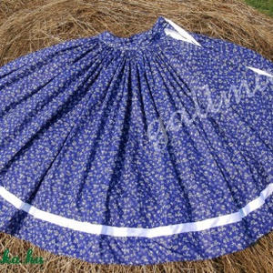 Kékfestő/ néptánc pörgős szoknya/ viselet (bármilyen méretben) -  - Meska.hu