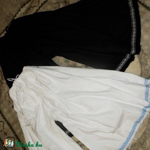 tényleg bő bőgatya, csikós nadrág :) fehér színű/ népviselet -  - Meska.hu