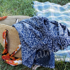 Öltözöfülke strandra, hordozható öltöző, szoptatós lepel - ruha & divat - sál, sapka, kendő - vállkendő - Meska.hu