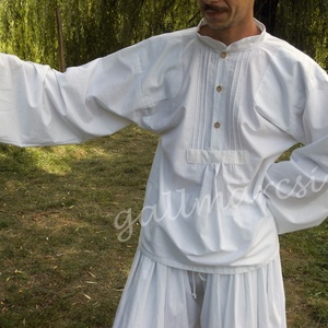 Lobogó, bő ujjú paraszting, férfi ing/ viselet -  - Meska.hu