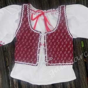 Néptánc mellény, népi női mellény -  - Meska.hu