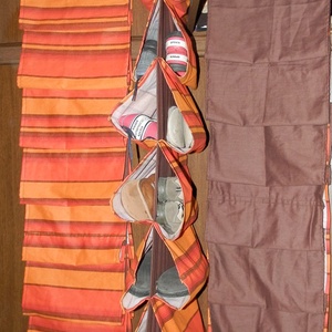 Textil cipőtartó vagy törölközőtartó, textil tároló -  - Meska.hu