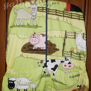 Ovis zsák több színben baglyos fa vállfával, óvodai zsák -  - Meska.hu