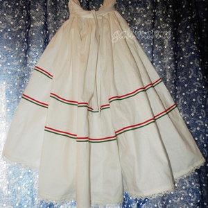 Alsószoknya, pörgős fehér néptánc szoknya -  - Meska.hu