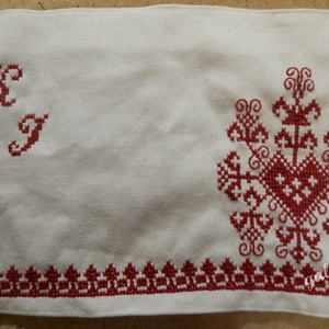 Énekeskönyv borító, keresztszemes könyvborító - akár keresztelőre is ;), Otthon & Életmód, Papír, írószer, Könyv- és füzetborító, Hímzés, Varrás, MESKA