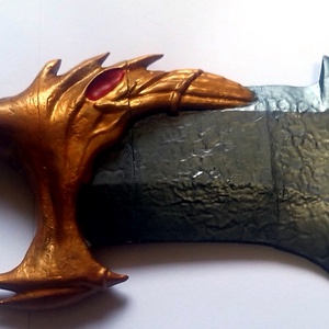 God of war Kratos penge - otthon & életmód - dekoráció - asztal és polc dekoráció - asztaldísz - Meska.hu