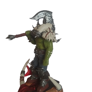 world of warcraft orc szobor - otthon & életmód - dekoráció - asztal és polc dekoráció - asztaldísz - Meska.hu