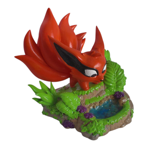  kurama kilencfarkú róka szobor, Otthon & Életmód, Dekoráció, Dekoratív figurák és szobrok, Festett tárgyak, MESKA