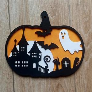 Halloween ajtódísz, Otthon & Életmód, Dekoráció, Halloween, Halloweeni ajtódíszek és ablakdíszek, , MESKA