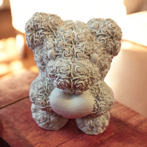 Gipsz macik szívvel natúr vagy festett - otthon & életmód - dekoráció - dísztárgy - Meska.hu