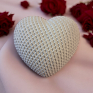 Gipsz szív , Otthon & Életmód, Dekoráció, Dísztárgy, , MESKA