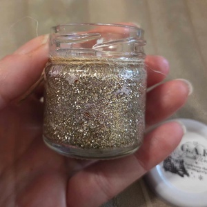 Mini karácsonyi ásványgyertya  - otthon & életmód - gyertya, illat, aroma - gyertya - Meska.hu