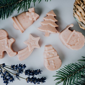 Karácsonyi mini szappan - szépségápolás - szappan & fürdés - kézműves szappan - Meska.hu