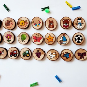 Lefoglalva! Óvodai emlék- Ovis jelek fakorongon- ovis, bőlcsis ballagásra, dekoráció, ajándék  - Meska.hu