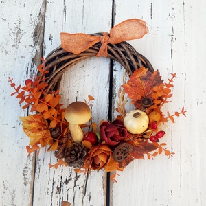 Isten hozott Ősz!- termés koszorú, ajtódísz, őszi koszorú Azonnal vihető! - otthon & életmód - dekoráció - ajtó- és ablak dekoráció - ajtódísz & kopogtató - Meska.hu