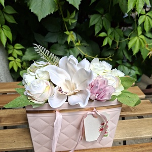 Különleges pillanat- Orchideás virágtáska, ünnepi alkalmakra, AZONNAL VIHETŐ! - otthon & életmód - gyertya, illat, aroma - illatzsák - Meska.hu