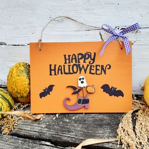 Ajtódísz Halloweenre  Happy Halloween! - Meska.hu
