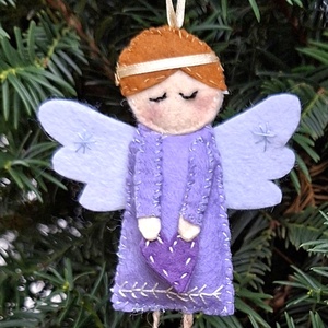 Karácsonyi Angyal- karácsonyfadísz, függődísz, dekoráció 3 db - Meska.hu