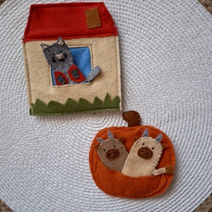 Iciri- piciri c. meséhez filc ujjbáb készlet  - játék & sport - bábok - ujjbáb - Meska.hu