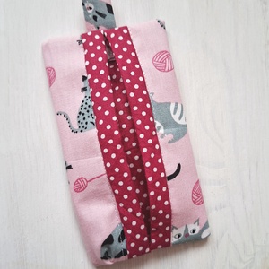 Cicás textil papírzsepitartó, Táska & Tok, Uzsonna- & Ebéd tartó, Szendvics csomagoló, Varrás, MESKA