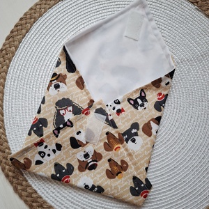 Cuki kutyák- újra szalvéta, textil szalvéta, csomagolás - otthon & életmód - konyhafelszerelés, tálalás - konyhai textil - szalvéta - Meska.hu