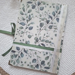 Zöld leveles A5 napló, vendégkönyv, napló, emlékkönyv A5 méretű, nászajándék  - otthon & életmód - papír, írószer - jegyzetfüzet & napló - Meska.hu