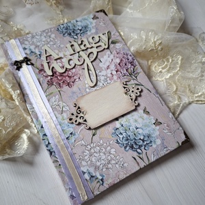 A nagy nap-Esküvői napló, vintage vendégkönyv A5,  Azonnal vihető! - esküvő - emlék & ajándék - vendégkönyv - Meska.hu