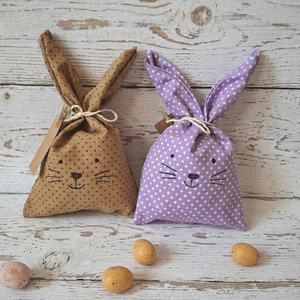 Névre szóló nyuszi szütyő pénzátadó, ajándéktáska húsvétra - Meska.hu