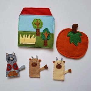 Iciri- piciri c. meséhez filc ujjbáb készlet  - játék & sport - bábok - ujjbáb - Meska.hu