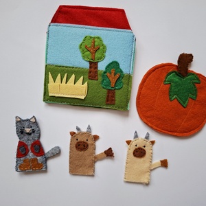 Iciri- piciri c. meséhez filc ujjbáb készlet  - játék & sport - bábok - ujjbáb - Meska.hu