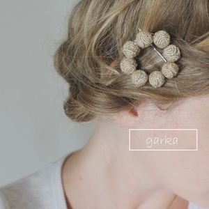 Hullámcsat, kender bogyókkal -  - Meska.hu