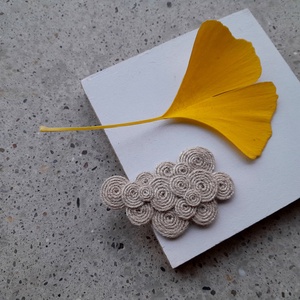 Natúr kender franciacsat - ruha & divat - hajdísz & hajcsat - hajdísz - Meska.hu