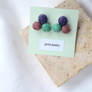 Bogyós fülbevaló - ékszer - fülbevaló - pötty fülbevaló - Meska.hu