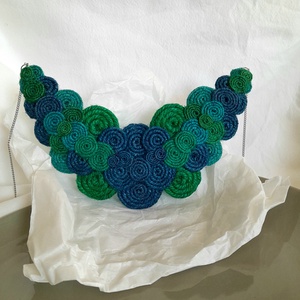 Kender nyaklánc, Ékszer, Nyaklánc, Medál, Varrás, MESKA