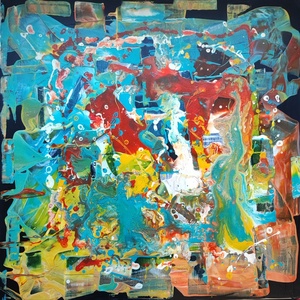 Színes Illúzió, Művészet, Festmény, Akril, Festészet, MESKA