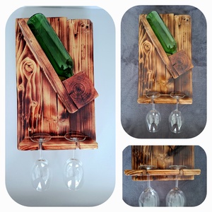 Bor tartó  - otthon & életmód - konyhafelszerelés, tálalás - tálalás - bortartó - Meska.hu