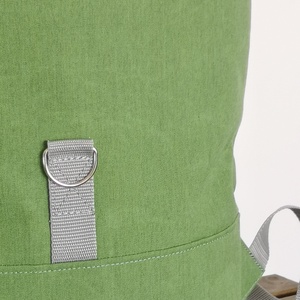 Zöld vízálló rolltop hátizsák - táska & tok - hátizsák - hátizsák - Meska.hu
