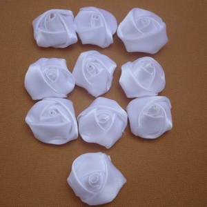 textil virág, szatén virág, textil rózsa, szatén rózsa, dekorációs kellék, felvarrható alapanyag - kellékek & szerszámok - vegyes alapanyag - Meska.hu