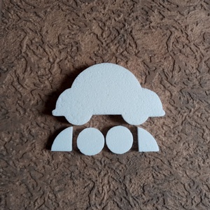 Dekorálható autó hungarocell forma - diy (csináld magad) - egységcsomag - Meska.hu