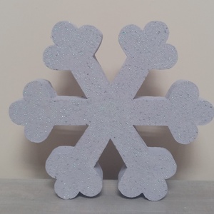 Dekorálható hópehely hungarocell forma - diy (csináld magad) - egységcsomag - Meska.hu