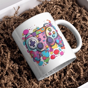 Gamer bögre, Otthon & Életmód, Konyhafelszerelés, tálalás, Tálalás, Bögre & Csésze, Fotó, grafika, rajz, illusztráció, MESKA