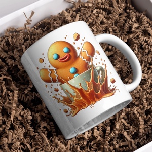 Karácsonyi bögre  - Meska.hu