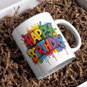 Születésnapos bögre, Művészet, Grafika & Illusztráció, Digitális, Fotó, grafika, rajz, illusztráció, MESKA