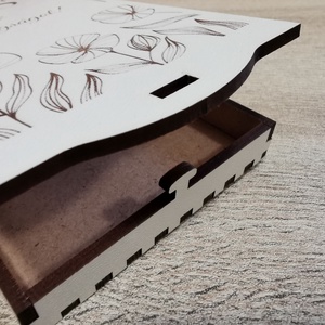 Sok Boldogságot esküvői pénzátadó doboz  egyedi monogrammal - esküvő - emlék & ajándék - nászajándék - esküvői pénzátadó doboz - Meska.hu