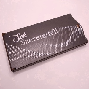 Sok szeretettel pénzátadó doboz  UV nyomott, férfi - otthon & életmód - papír, írószer - ajándékozás kellékei - pénzátadó doboz - Meska.hu