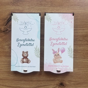 Keresztelős / Babavárós UV-nyomott pénzátadó doboz - otthon & életmód - papír, írószer - ajándékozás kellékei - pénzátadó doboz - Meska.hu